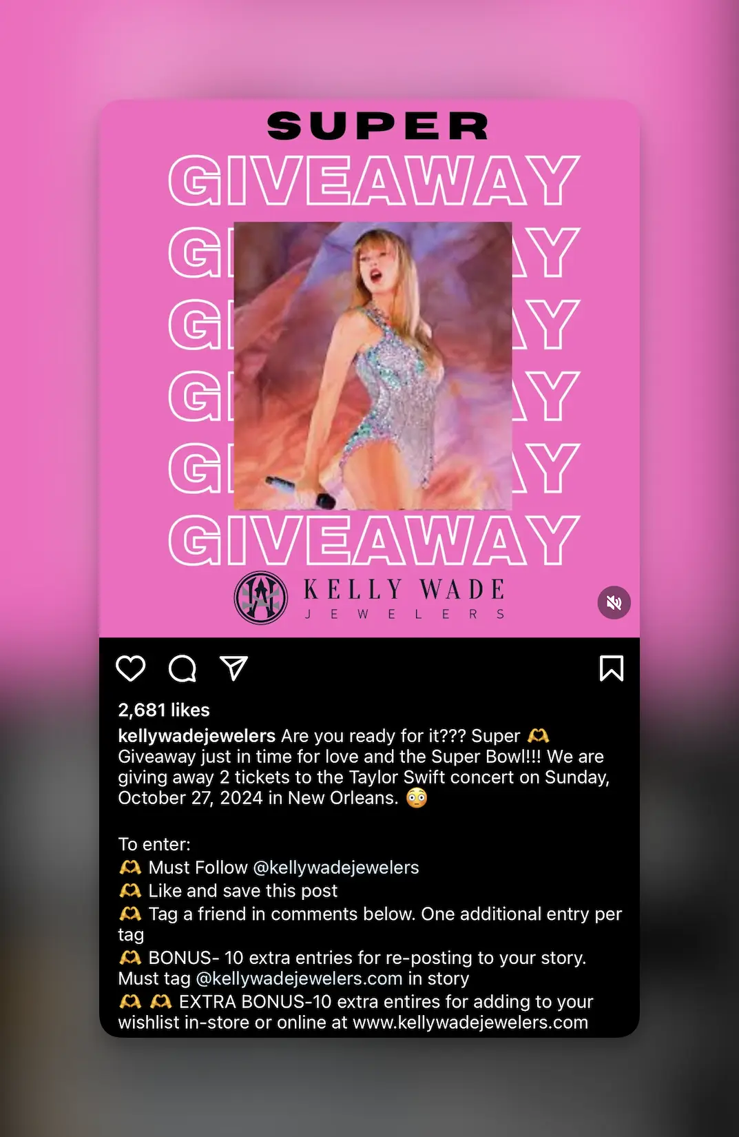 Instagram traditional giveaaway