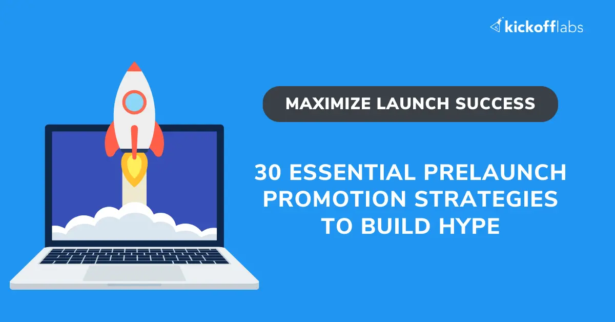 prelaunch strategies social share