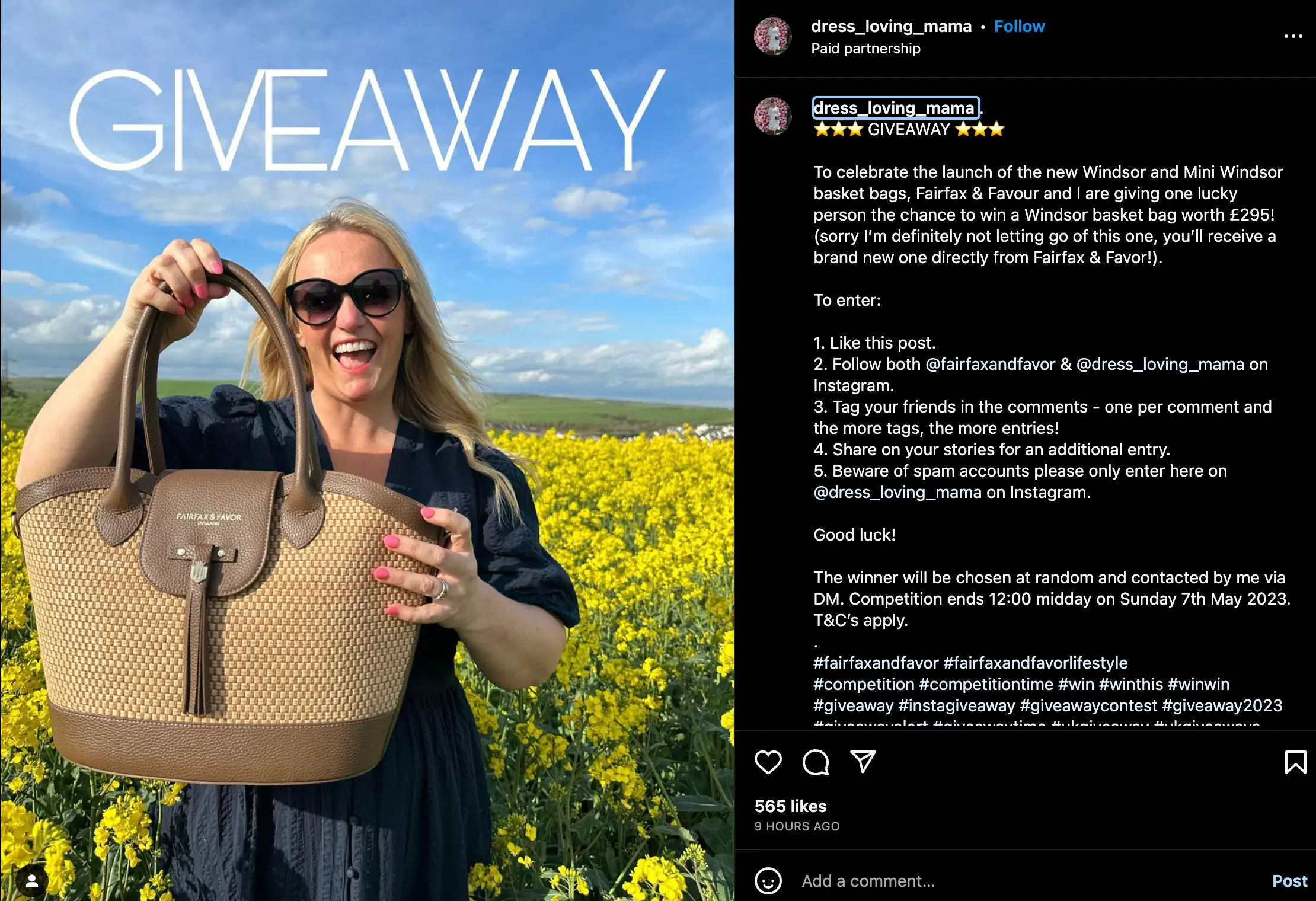 IG Giveaway