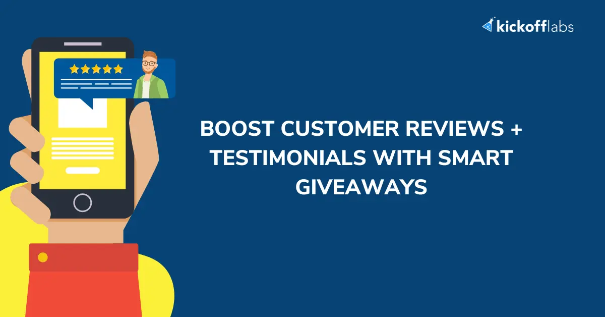 Boost customer reviews social share