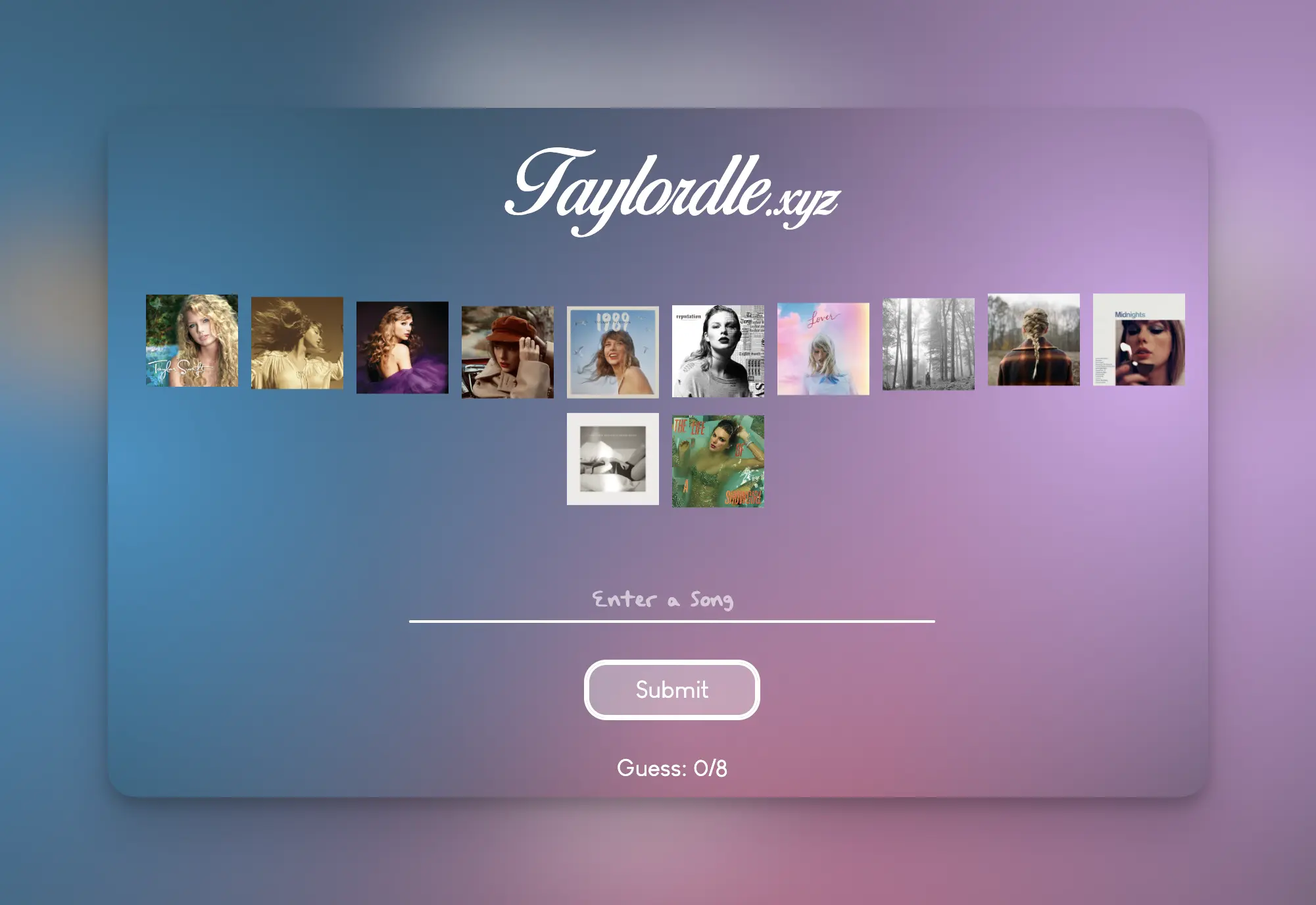 Swiftie community growth with a daily guessing game