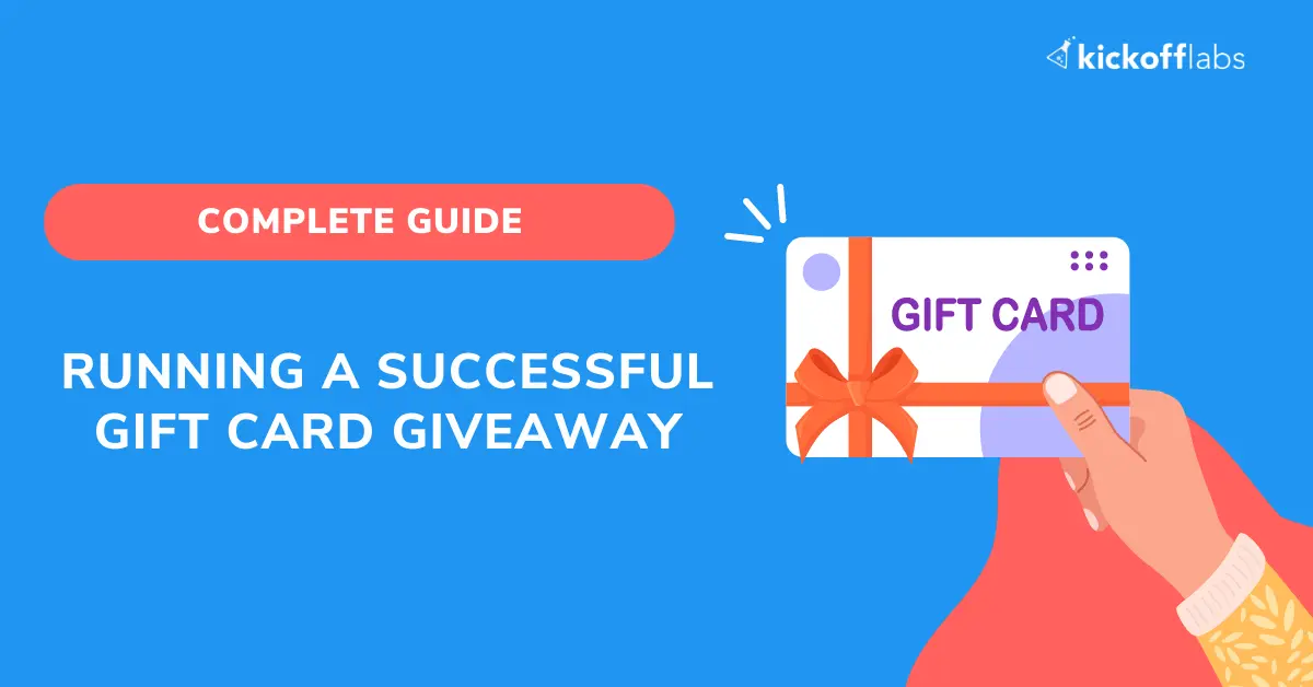 Giveaways, Gift Card Offer