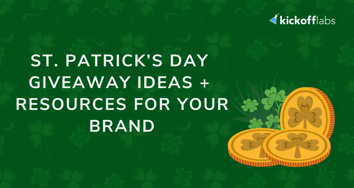 St Patricks Day giveaway best practices