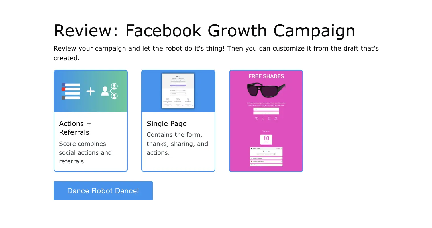 Facebook campaign scoring