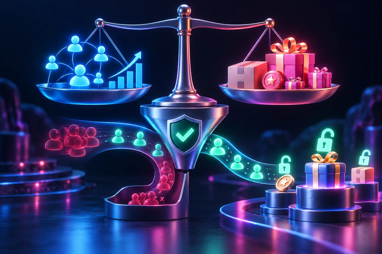 Balance customer value, reward and shipping costs, and fraud controls before launching the reward ladder