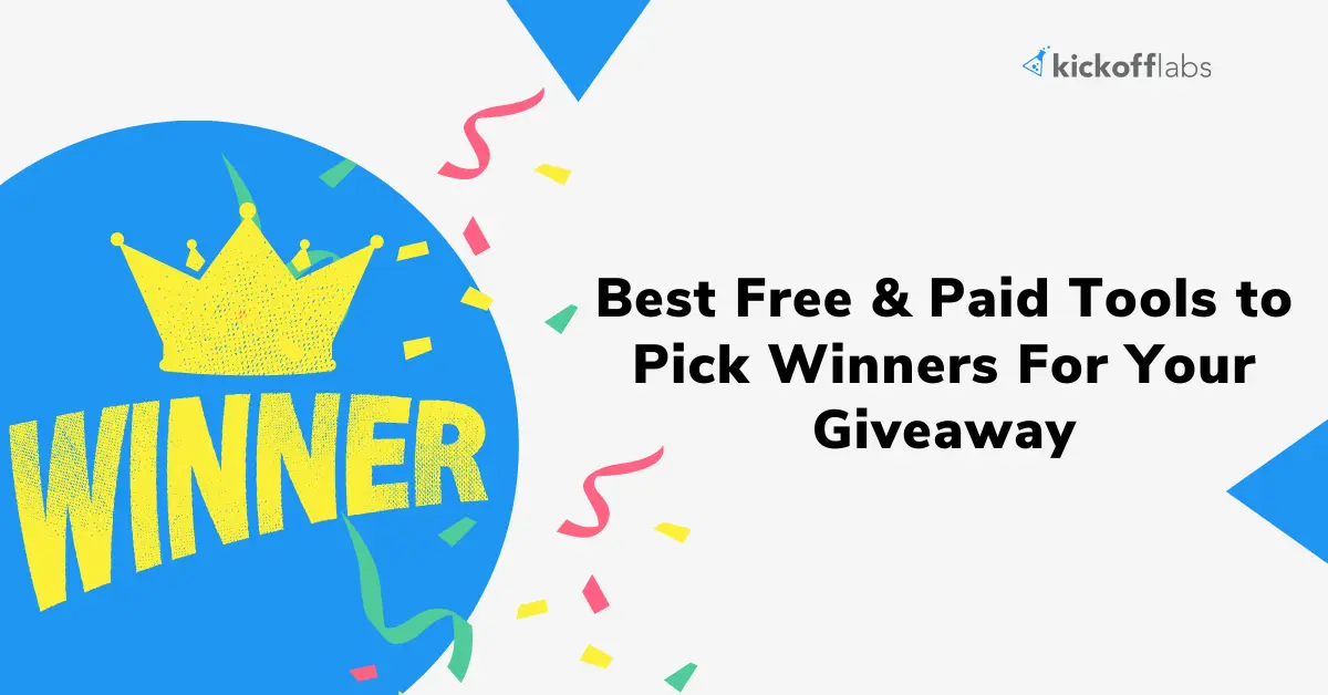 The best tools to pick a winner for your next giveaway