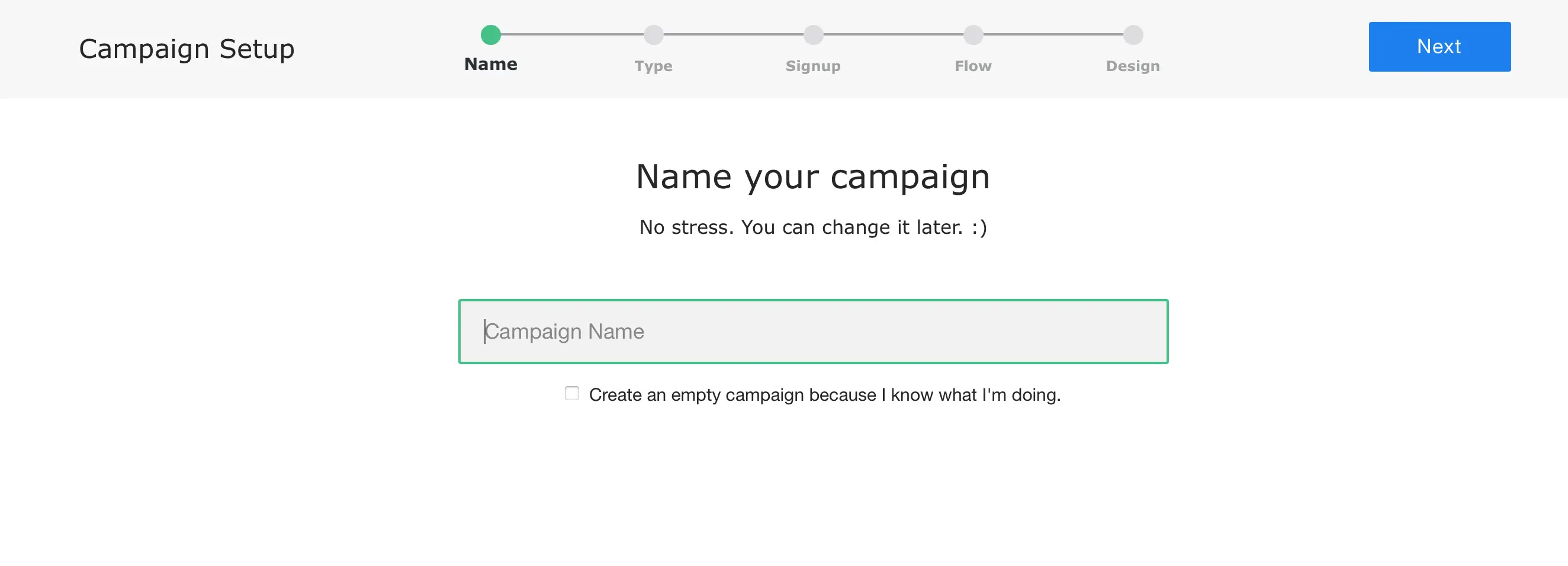 name your campaign