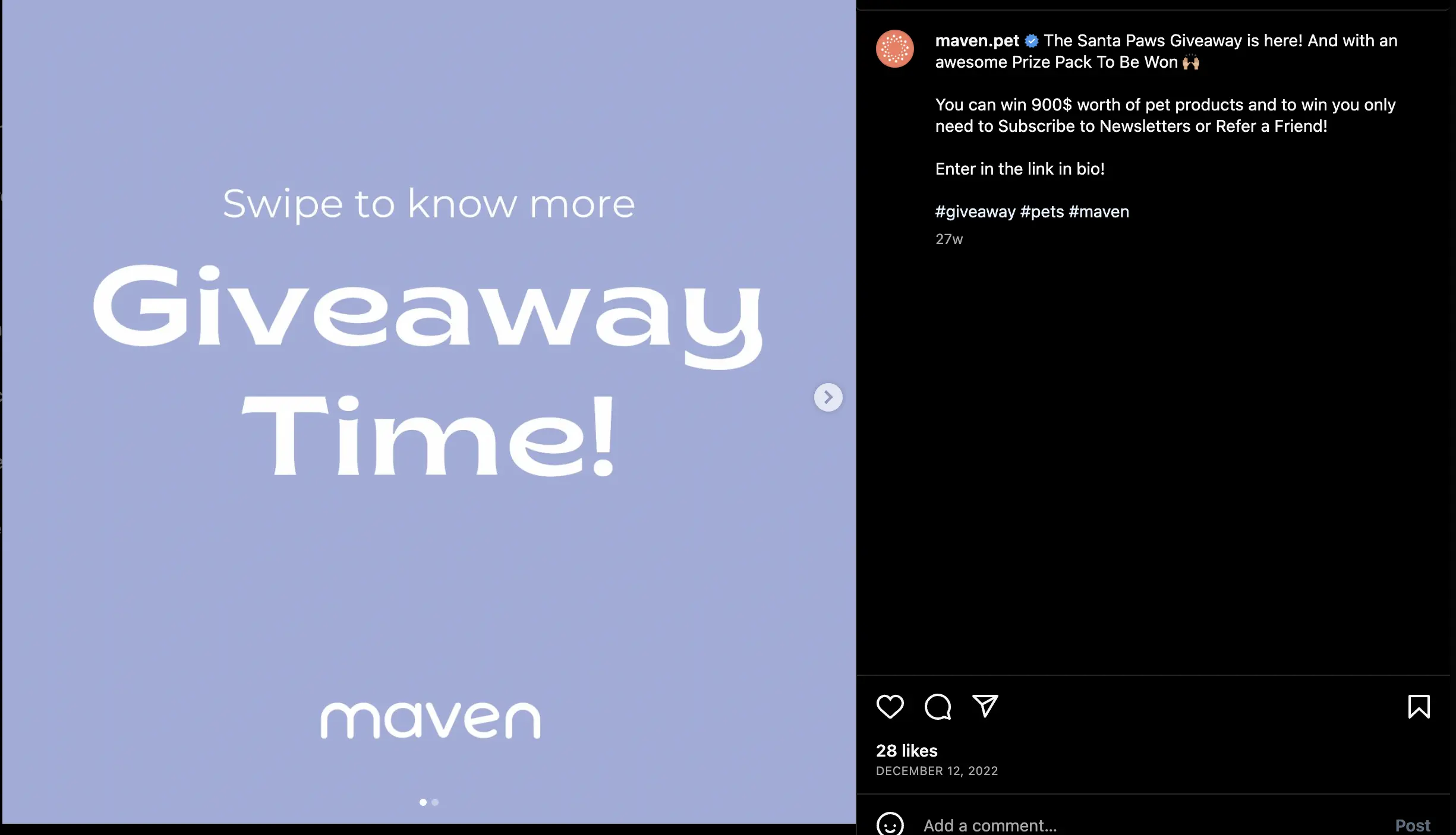 Maven Pet IG