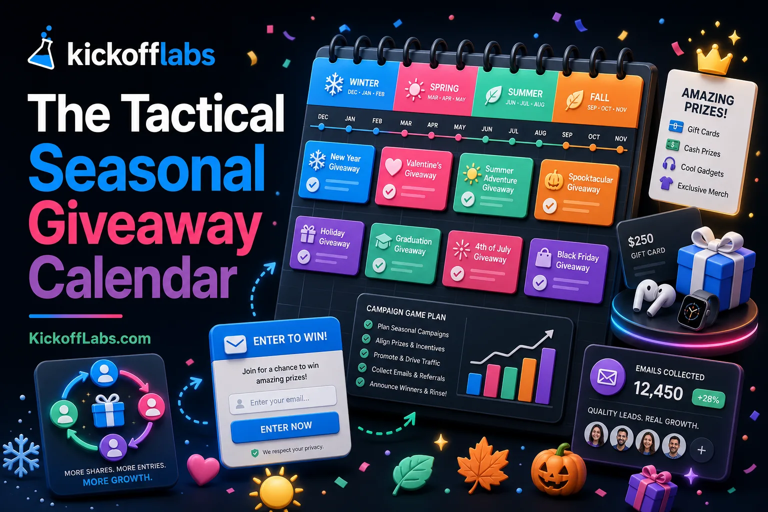 The Tactical Seasonal Giveaway Calendar: When to Run Each Campaign