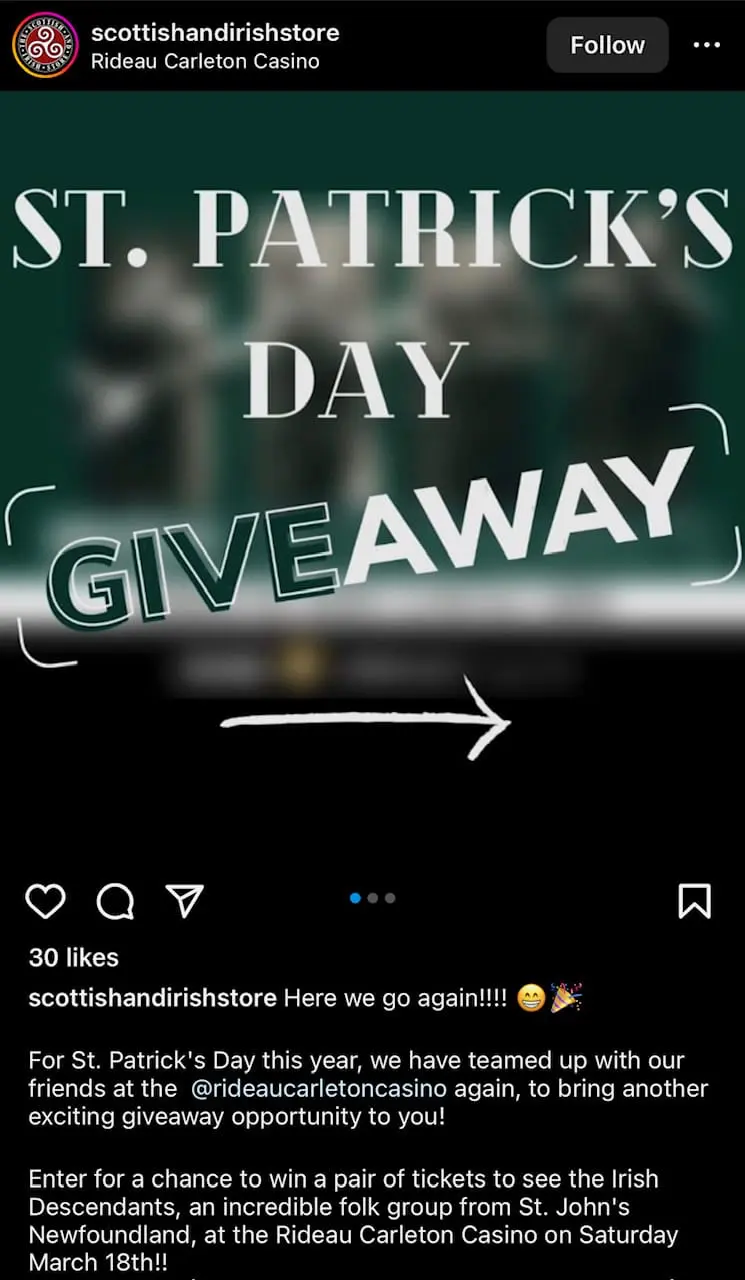 concert giveaway