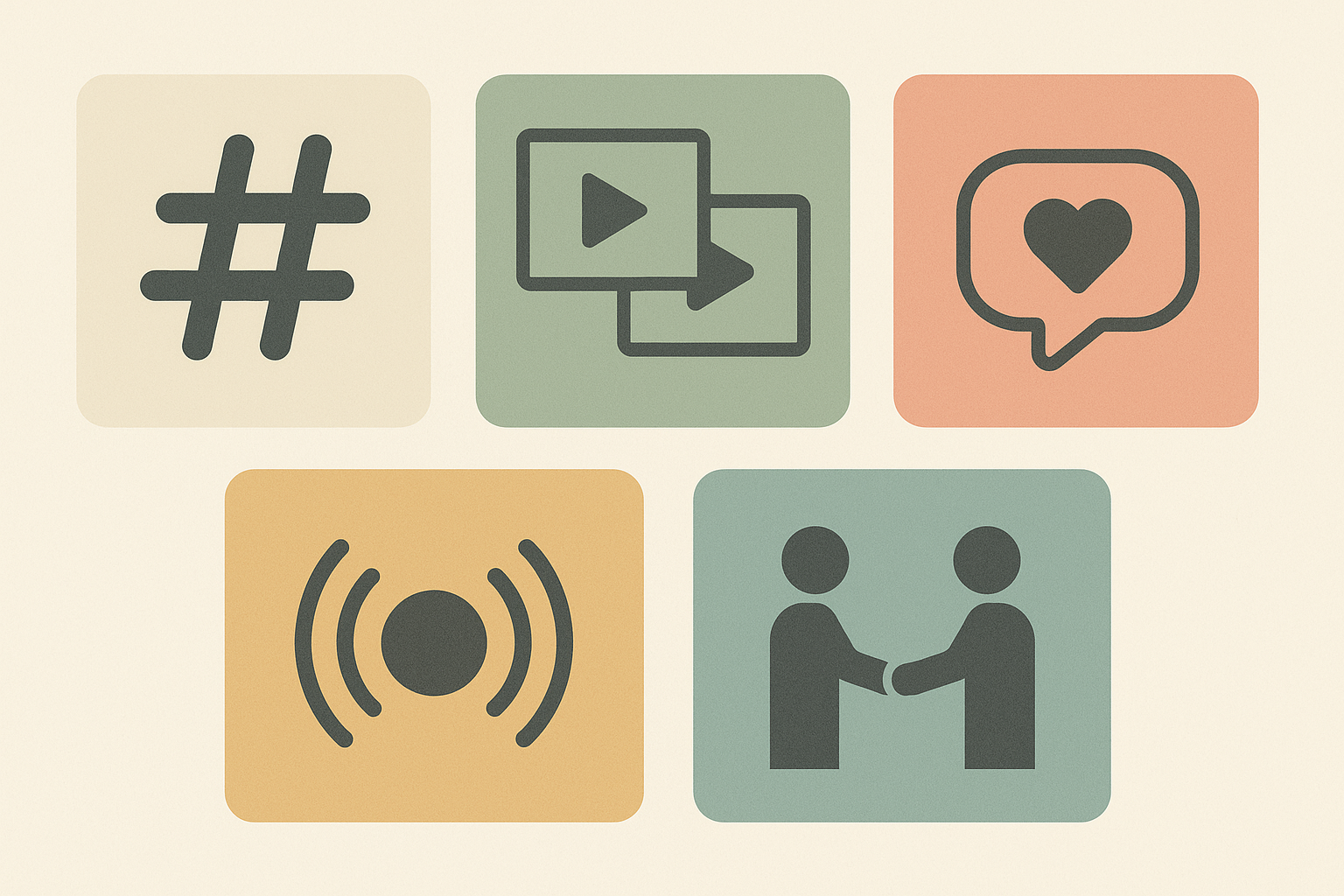 5 TikTok giveaway formats: hashtag challenge, duet contest, comment-to-win, LIVE giveaway, creator collab