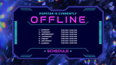 Twitch schedule