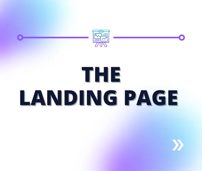 Landing page graphic