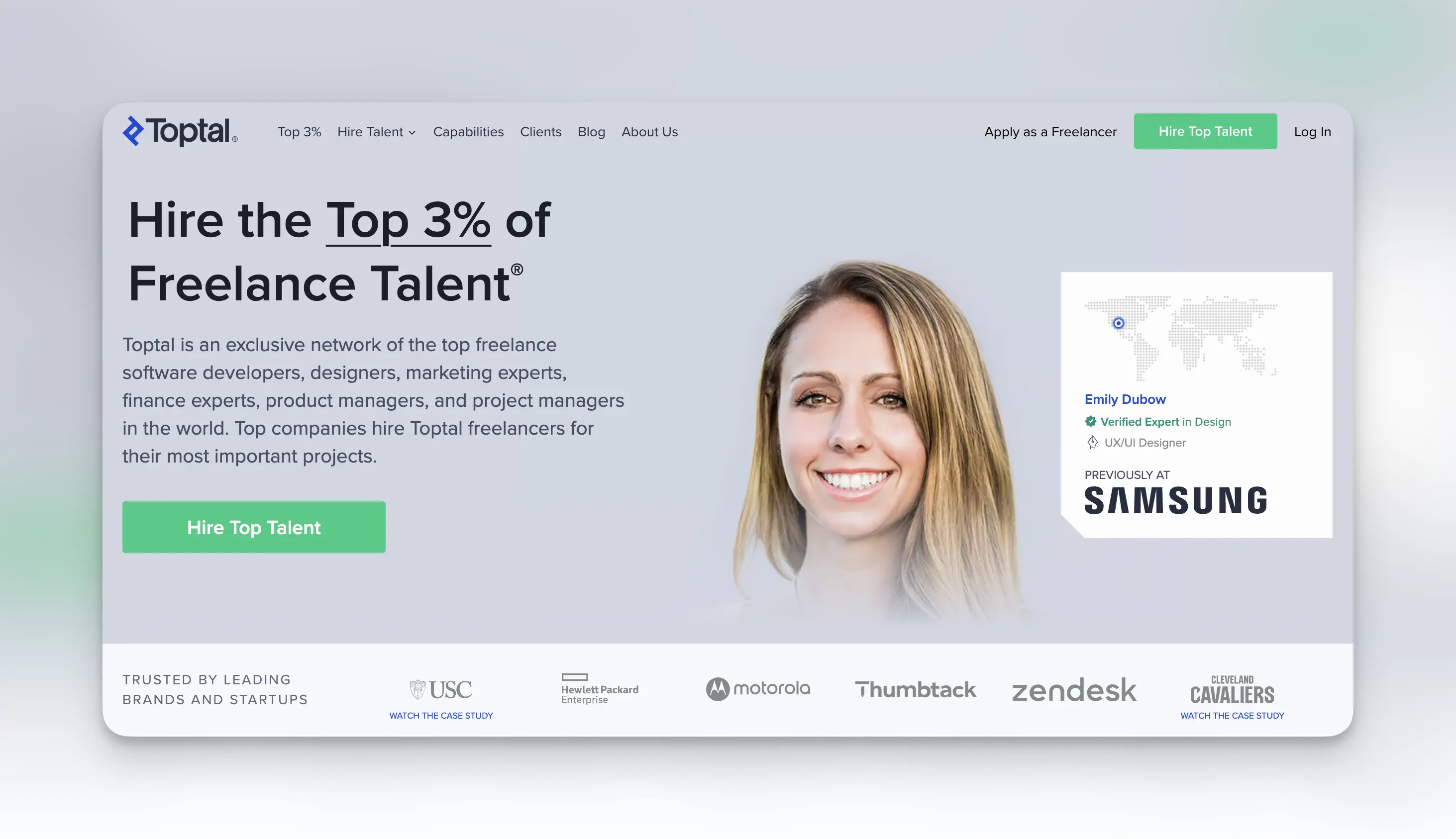 Toptal freelance platform