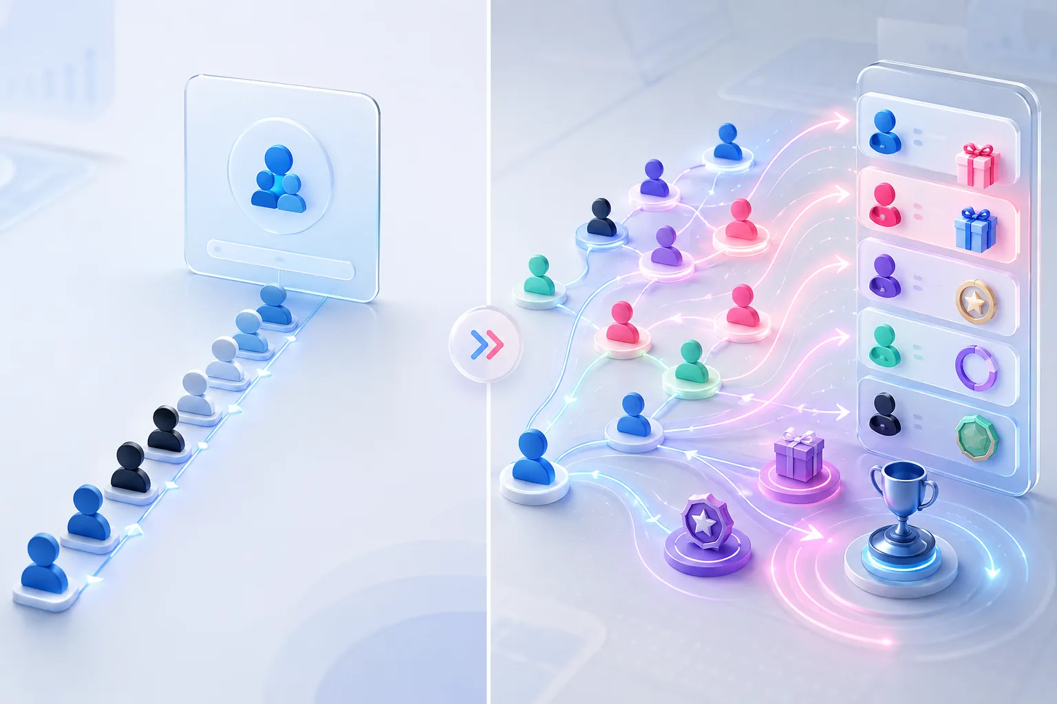 A plain waitlist captures demand while a referral waitlist adds a sharing network