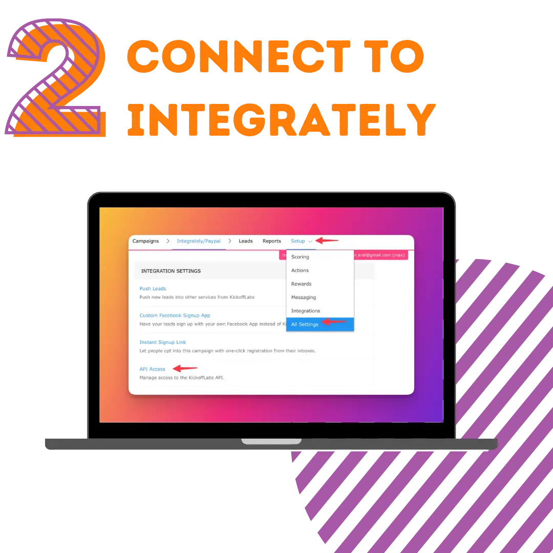 Connect your campaign to Integrately.