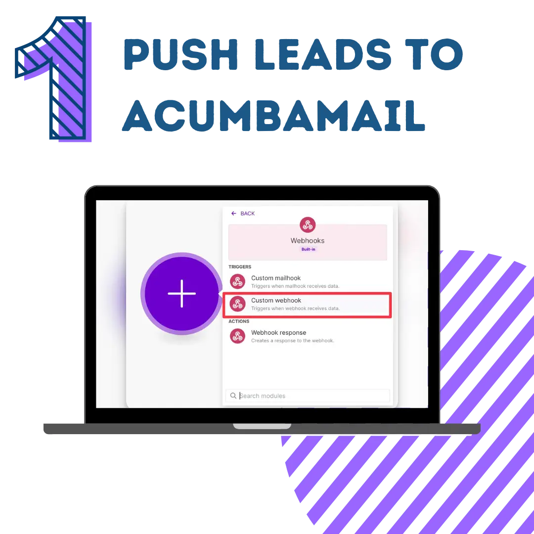 Push leads to Acumbamail