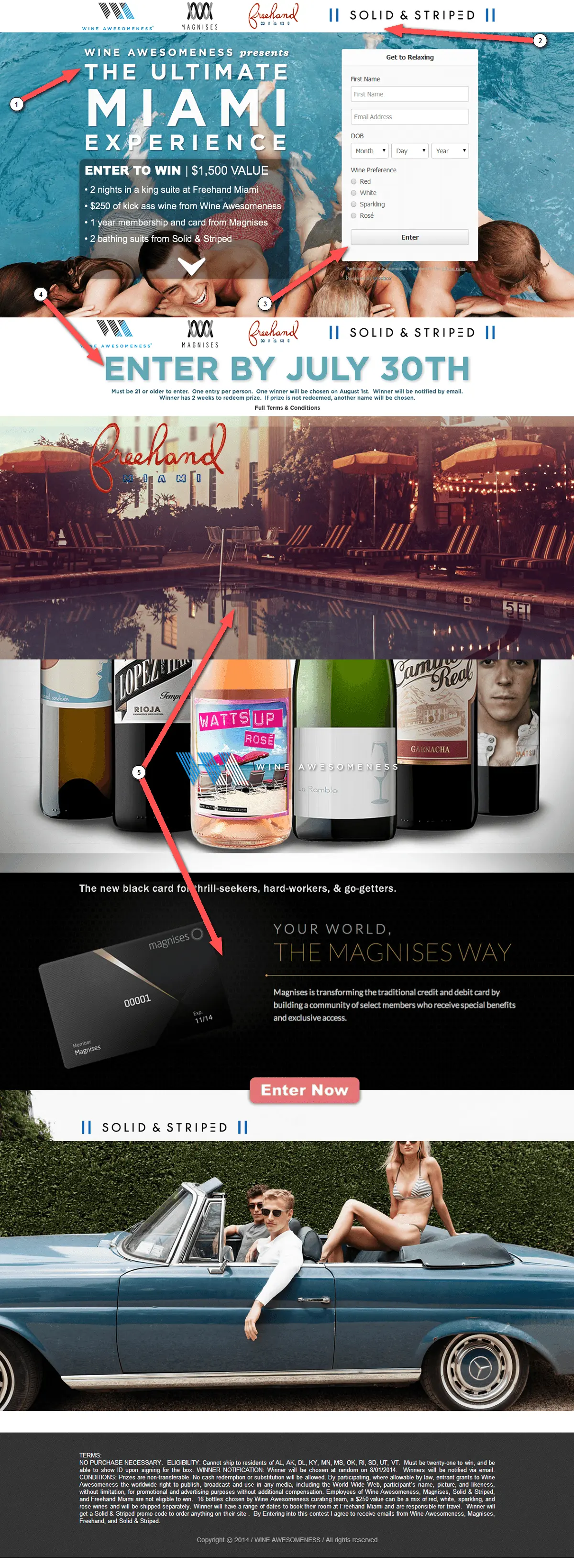 Wine Awesomeness Landing Page Review