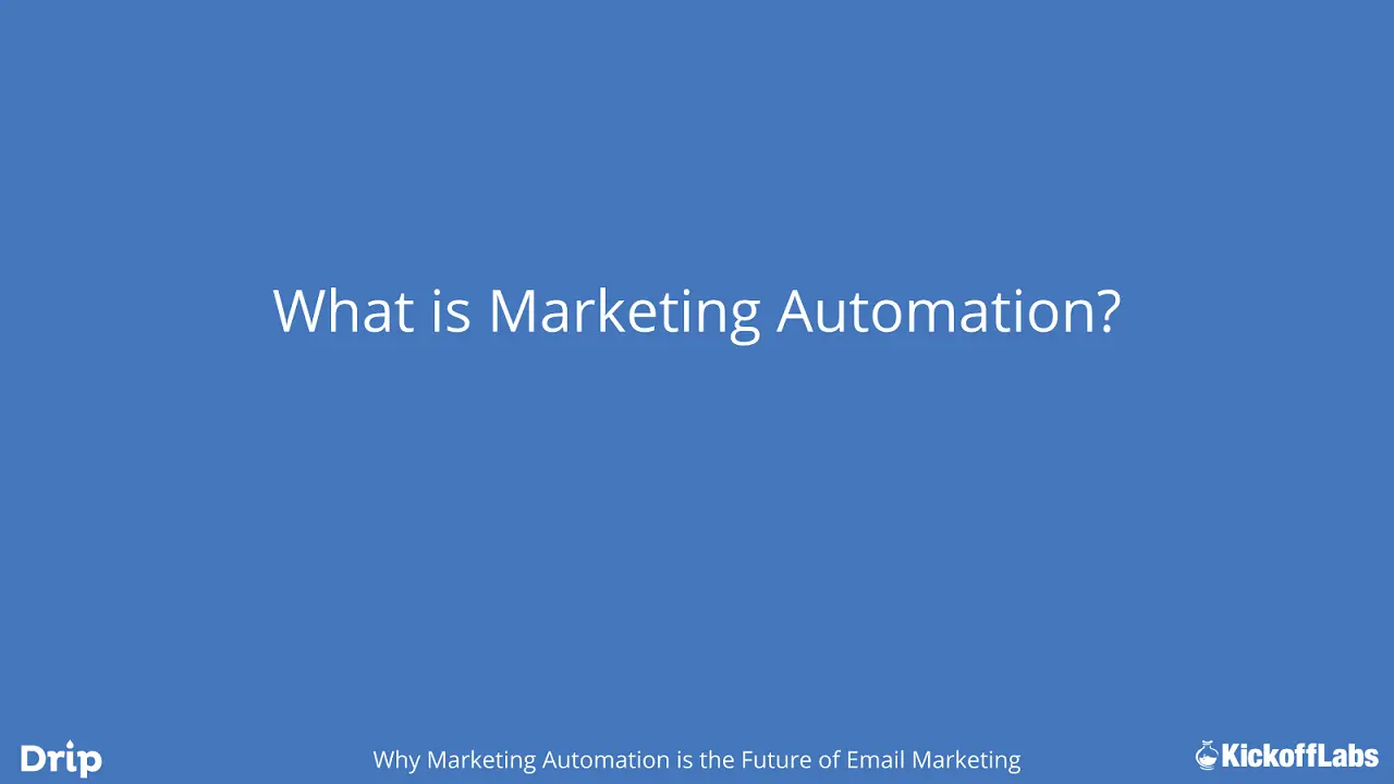 What is marketing automation