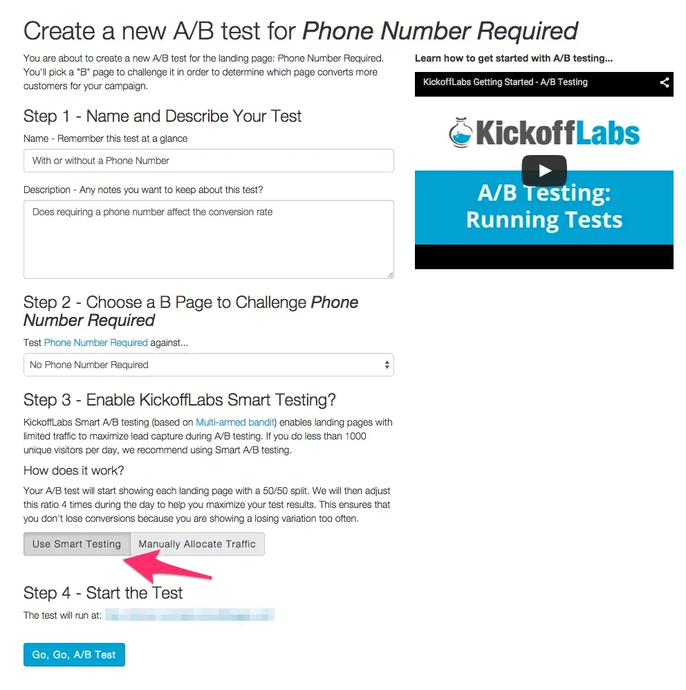 Smart A/B Testing