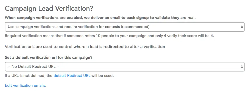 campaign lead verification