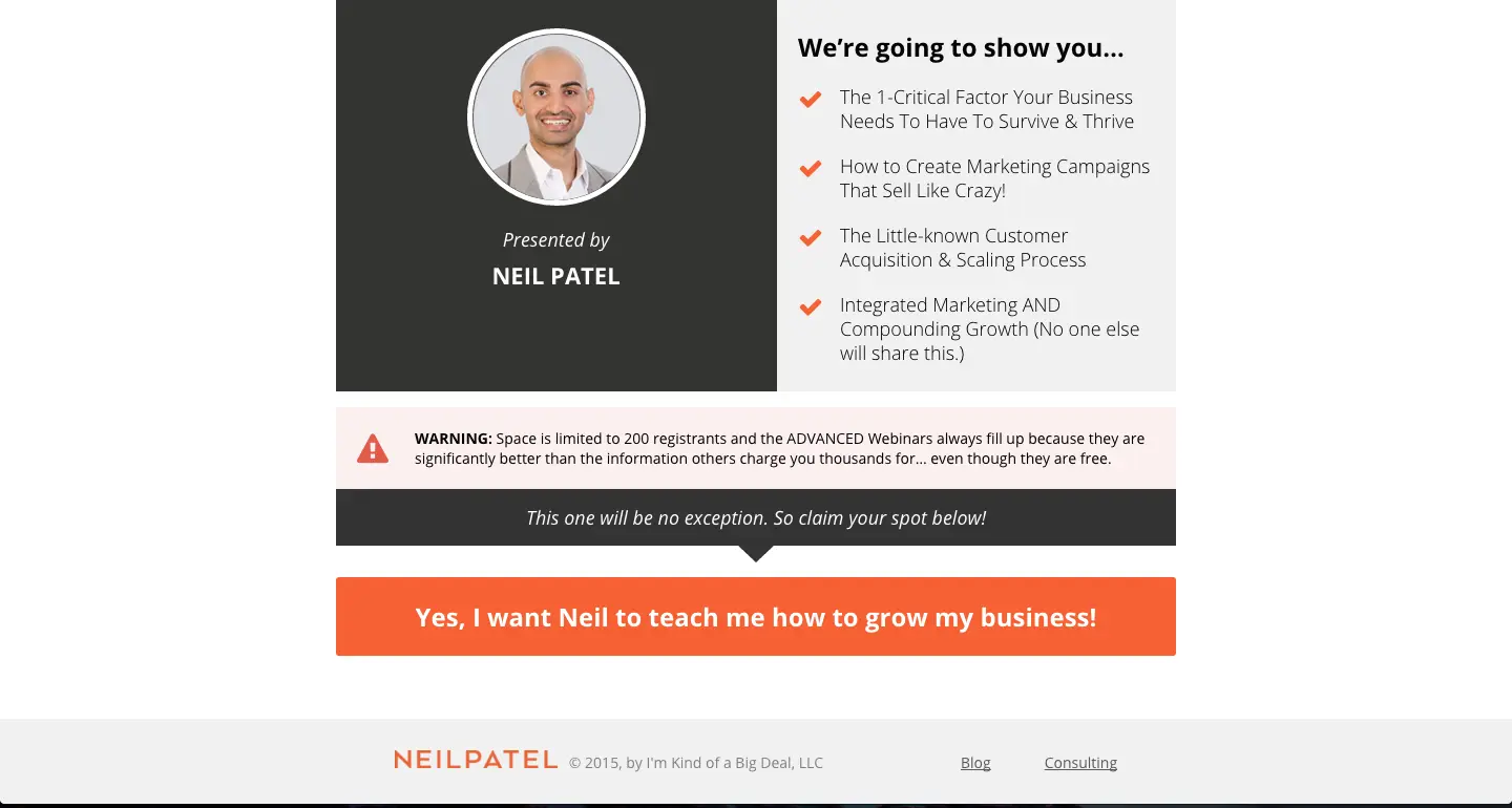 neil patel-cta